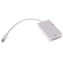 3In1 DP Male to VGA DVI HDMI Female Converter Adapter Cable For MacBook
