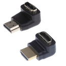 90 Degree HD MI Male to Female Connector HD Extender for 1080P HDTV Cable