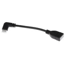 90 Degree Left Angle Mini HDMI Male to HDMI Female Adapter Converter Cable