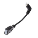 90 Degree Right Angle Mini HDMI Male to HDMI Female Adapter Converter Cable