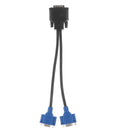 DMS-59 Male to Dual VGA Female Splitter Video Adapter Cable For TV Computer Desktop