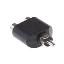 10xRCA Stereo Male to 2xRCA Female Splitter Compatible with Audio Systems
