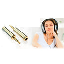 Audio Headphone Jack Adapter Aux Stereo 3.5mm Male to 2.5mm Female Adapter Mobile Phone PDA, IPAQ, MP3, MP4 player