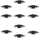 10 Pieces RCA Male to RCA Male Audio Video Plug Coupler Adapter Connector