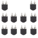 0X2-RCA Male to 3.5mmFemale Audio Headphone Jack Converter Adapter