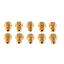 10x3D Printer 0.4mm Extruder Brass Nozzle Print Head for MK8 Makerbot RepRap Precision Machined