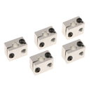 10Piece Aluminum Heater Block For 3D Printer Extruder Hot End 16x16x12mm V6