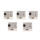 10Piece Aluminum Heater Block For 3D Printer Extruder Hot End 16x16x12mm V6