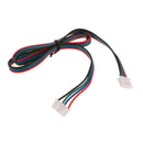 0.6m/2ft 3D Printer Stepper Motor Extended Cable Copper Wires 4pin to 6pin
