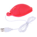 Turtle Shape USB Wired Mouse Optical Mice for PC Laptop Computer Red