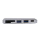 5 in1 USB C Hub 3.0 Type-C Charging Data Sync Card Reader for MacBook Pro