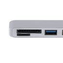 5 in1 USB C Hub 3.0 Type-C Charging Data Sync Card Reader for MacBook Pro