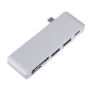 5 in1 USB C Hub 3.0 Type-C Charging Data Sync Card Reader for MacBook Pro