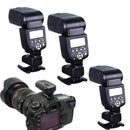 PT-04GY 4 Channels Radio Wireless Remote Flash Trigger+3Receiver for Cameras