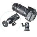 Aluminum 1/4'' Screw Tripod Mini Ball Head for DSLR Camera Camcorder Light Bracket Swivel