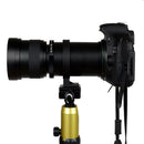 420-800mm F/8.3-16 Telephoto Manual Zoom Lens +T2 Adapter Ring for Canon EOS