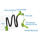 Aluminum Gooseneck Cell Phone Bed Car Desk Mount Tablet Holder for iphone Green