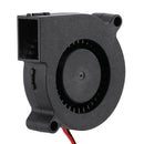 Brushless DC12V 5015 Cooling Fan Blower Turbo Cooler 2-pin for 3D Printer
