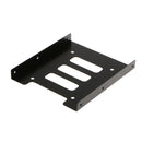 Professional 2.5 Inch To 3.5 Inch SSD HDD Metal Adapter Rack Hard Drive SSD Mounting Bracket Holder For PC Black