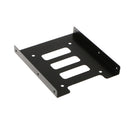 Professional 2.5 Inch To 3.5 Inch SSD HDD Metal Adapter Rack Hard Drive SSD Mounting Bracket Holder For PC Black