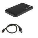 USB 3.0 2.5" SATA HDD SSD Hard Drive Enclosure Disk Case Box for PC Black