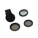 ZOMEi 37MM M1 Camera Circular CPL+Close UP+ND Lens Filters for Phone Tablet