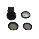 ZOMEi 37MM M1 Camera Circular CPL+Close UP+ND Lens Filters for Phone Tablet