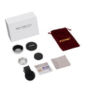 Zomei 2in1 37mm 0.45X Wide Angle Lens with Clip for Mobilephone Tablets Silver