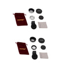Zomei 2in1 37mm 0.45X Wide Angle Lens with Clip for Mobilephone Tablets Silver