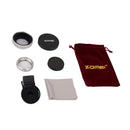 Zomei 2in1 37mm 0.45X Wide Angle Lens with Clip for Mobilephone Tablets Silver