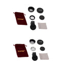 Zomei 2in1 37mm 0.45X Wide Angle Lens with Clip for Mobilephone Tablets Silver