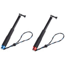 36 inch Pole Extendable Self-timer Selfie Stick Handheld Monopod for Gopro Blue