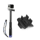 36 inch Pole Extendable Self-timer Selfie Stick Handheld Monopod for Gopro Blue