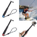 36 inch Pole Extendable Self-timer Selfie Stick Handheld Monopod for Gopro Blue