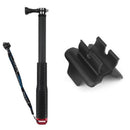 36 inch Pole Extendable Self-timer Selfie Stick Handheld Monopod for Gopro Red