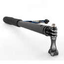 36 inch Pole Extendable Self-timer Selfie Stick Handheld Monopod for Gopro Red