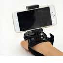 Stretchable Selfie Phone Holder Mount Clip Clamp for Mobile Phone Camera Black