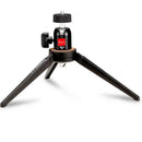 KINGJOY KT-100+BD-0 Portable Mini Tabletop Tripod Stand with Swivel Ball Head for DSLR Digital Camera Camcorder