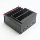 USB 3.0 Three-Bay 2.5/3.5" Drive Clone Dock SATA HDD SSD IDE Docking Station EU