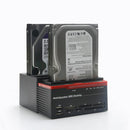 USB 3.0 Three-Bay 2.5/3.5" Drive Clone Dock SATA HDD SSD IDE Docking Station EU