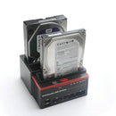 USB 3.0 Three-Bay 2.5/3.5" Drive Clone Dock SATA HDD SSD IDE Docking Station EU