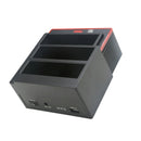 USB 3.0 Three-Bay 2.5/3.5" Drive Clone Dock SATA HDD SSD IDE Docking Station EU