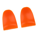 2 Pieces Anti-slip Thumbstick L2 R2 Trigger Button for Sony PS4 Game Controller orange