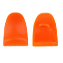 2 Pieces Anti-slip Thumbstick L2 R2 Trigger Button for Sony PS4 Game Controller orange
