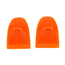 2 Pieces Anti-slip Thumbstick L2 R2 Trigger Button for Sony PS4 Game Controller orange