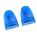 2 Pieces Anti-slip Thumbstick L2 R2 Trigger Button for Sony PS4 Game Controller clear blue