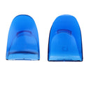 2 Pieces Anti-slip Thumbstick L2 R2 Trigger Button for Sony PS4 Game Controller clear blue