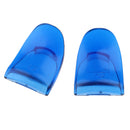 2 Pieces Anti-slip Thumbstick L2 R2 Trigger Button for Sony PS4 Game Controller clear blue