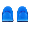 2 Pieces Anti-slip Thumbstick L2 R2 Trigger Button for Sony PS4 Game Controller clear blue