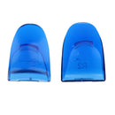 2 Pieces Anti-slip Thumbstick L2 R2 Trigger Button for Sony PS4 Game Controller clear blue
